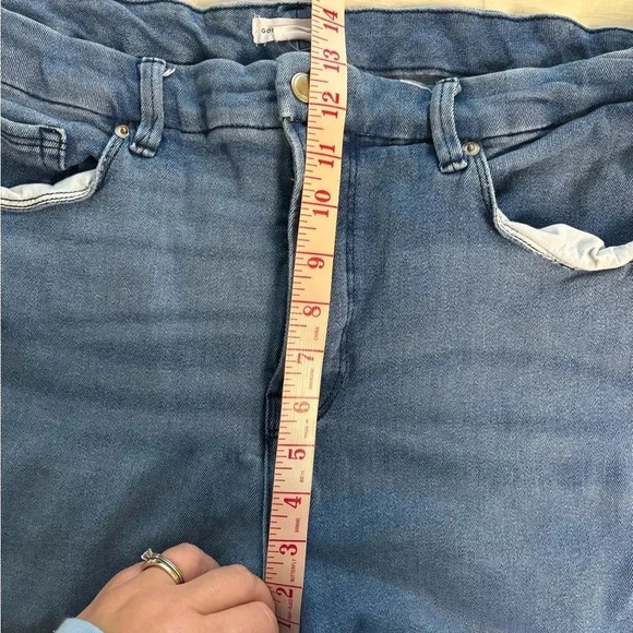 Good American Denim Jeans Women’s Size 18 Blue Straight Leg High Rise - Picture 3 of 9